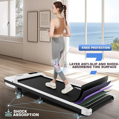 ED4YOU™ Smart Walking Pad, 2-in-1 Under Desk Treadmill